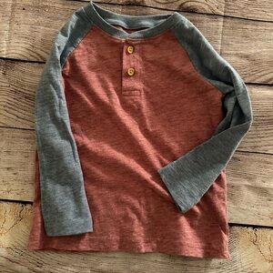 Kids Two-Tone Long Sleeve Shirt